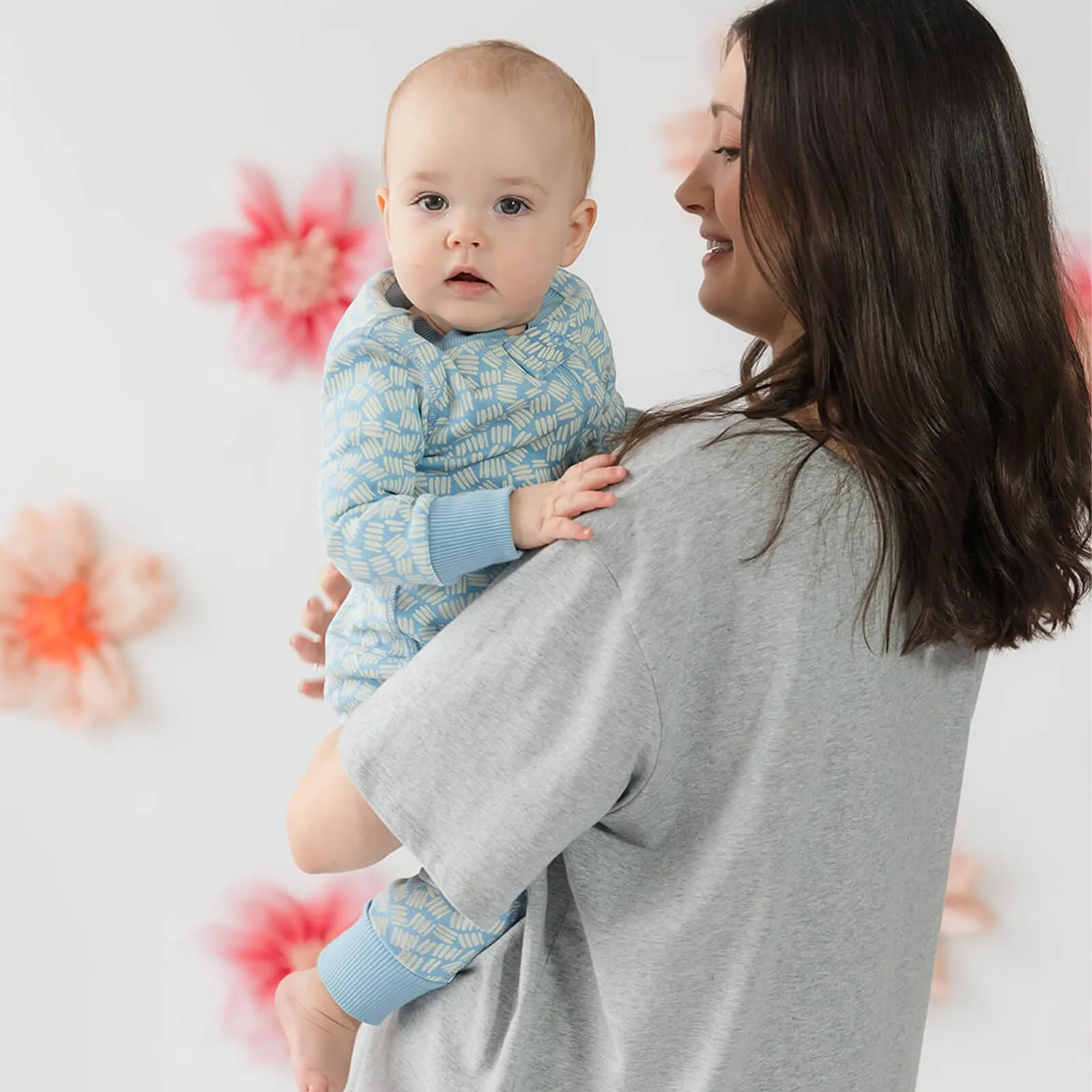 100% Organic Cotton One-piece Baby Pajamas