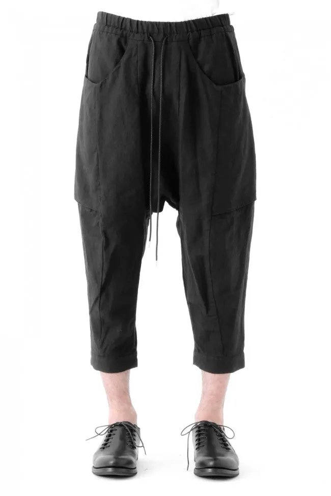 17SS Washed Linen Cropped Pants