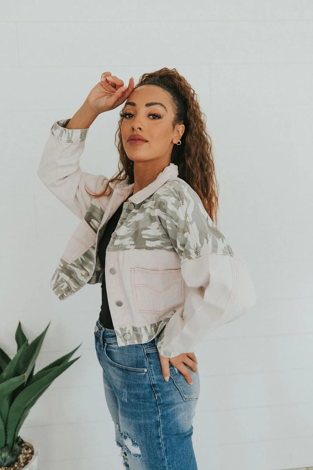 Bold You Contrast Denim Jacket