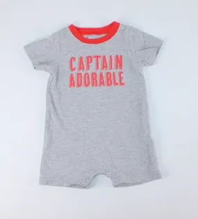 CARTERS CAPTAIN ROMPER 12M PRE-LOVED