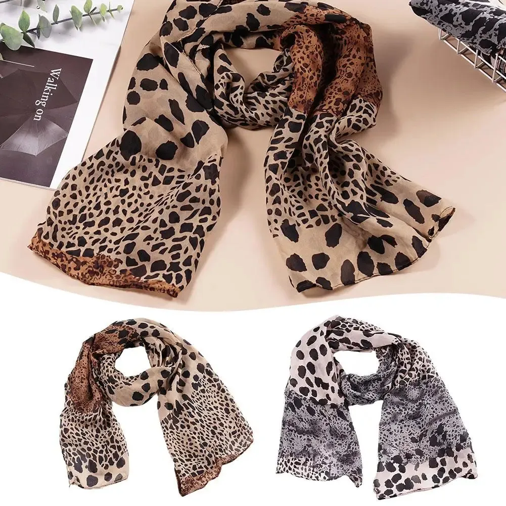 Chic Animal Print Scarf