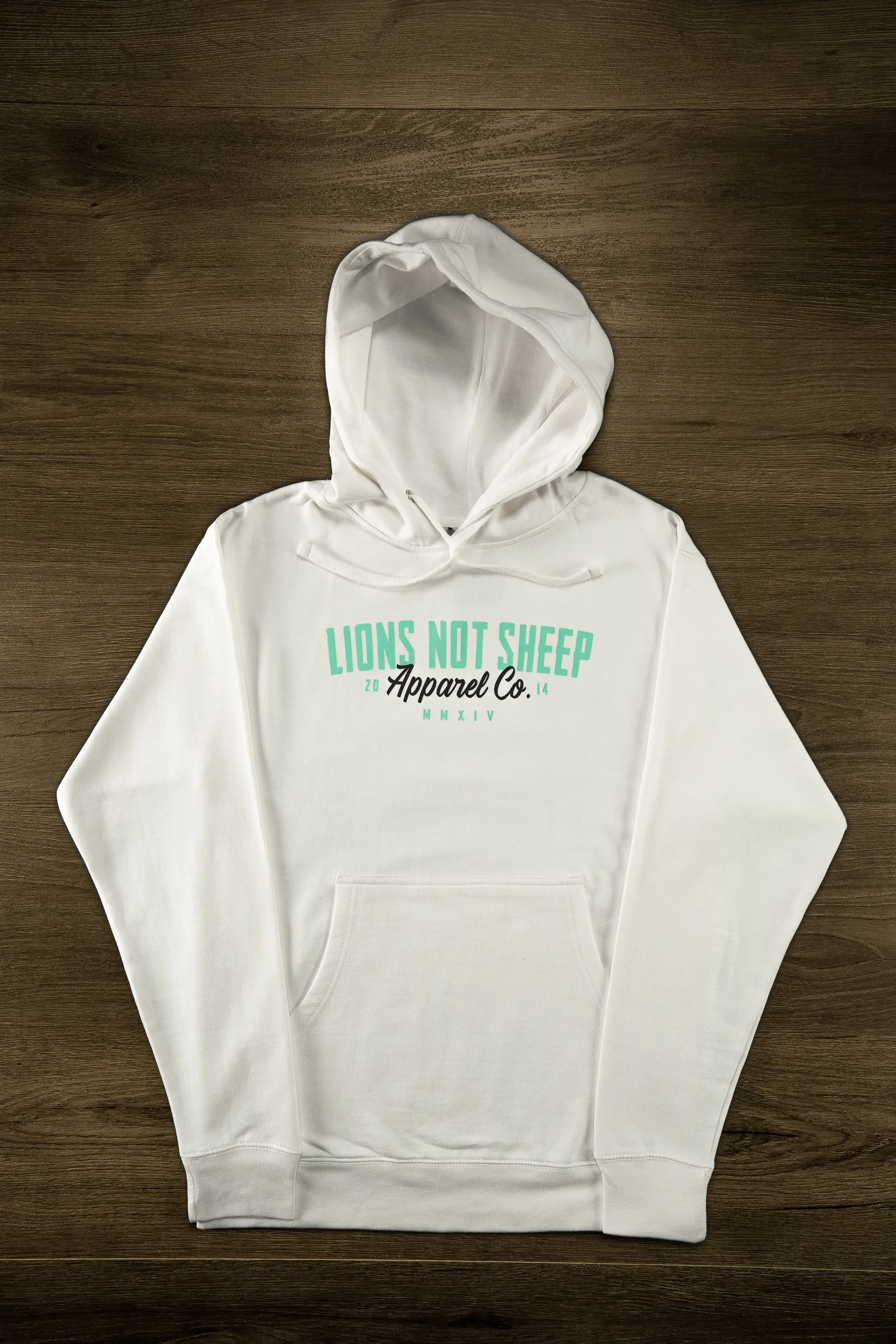Lions Not Sheep "Apparel Co. 2.0" Pullover Hoodie - White