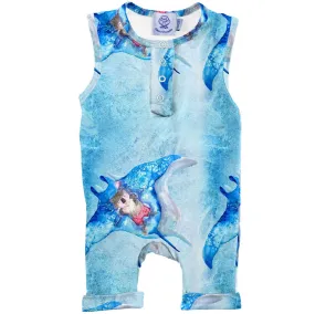 Manta Ray Koala Short Leg Playsuit