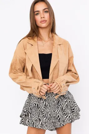 Oversized Suede Jacket