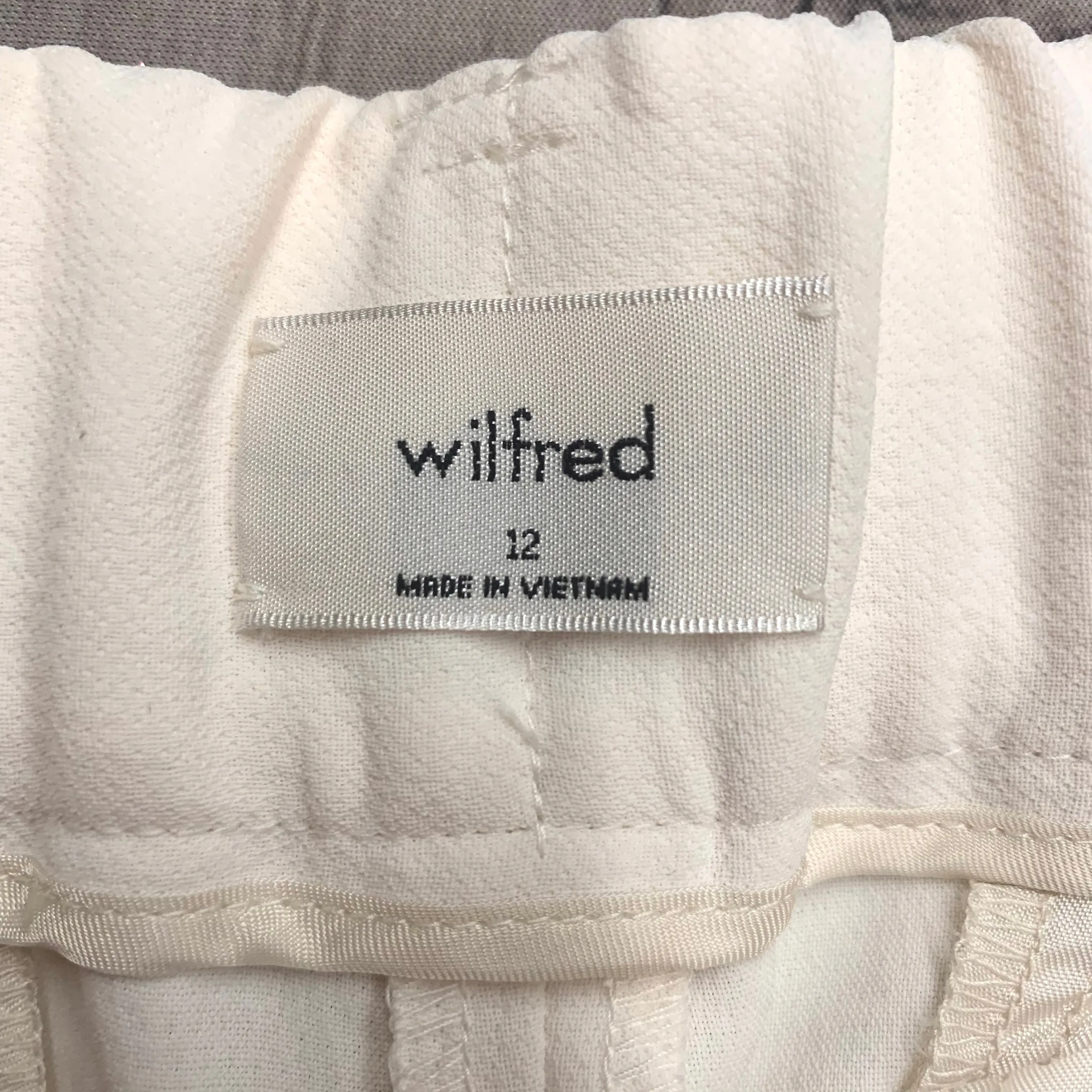 Pants Dress By Wilfred In Cream, Size: 12