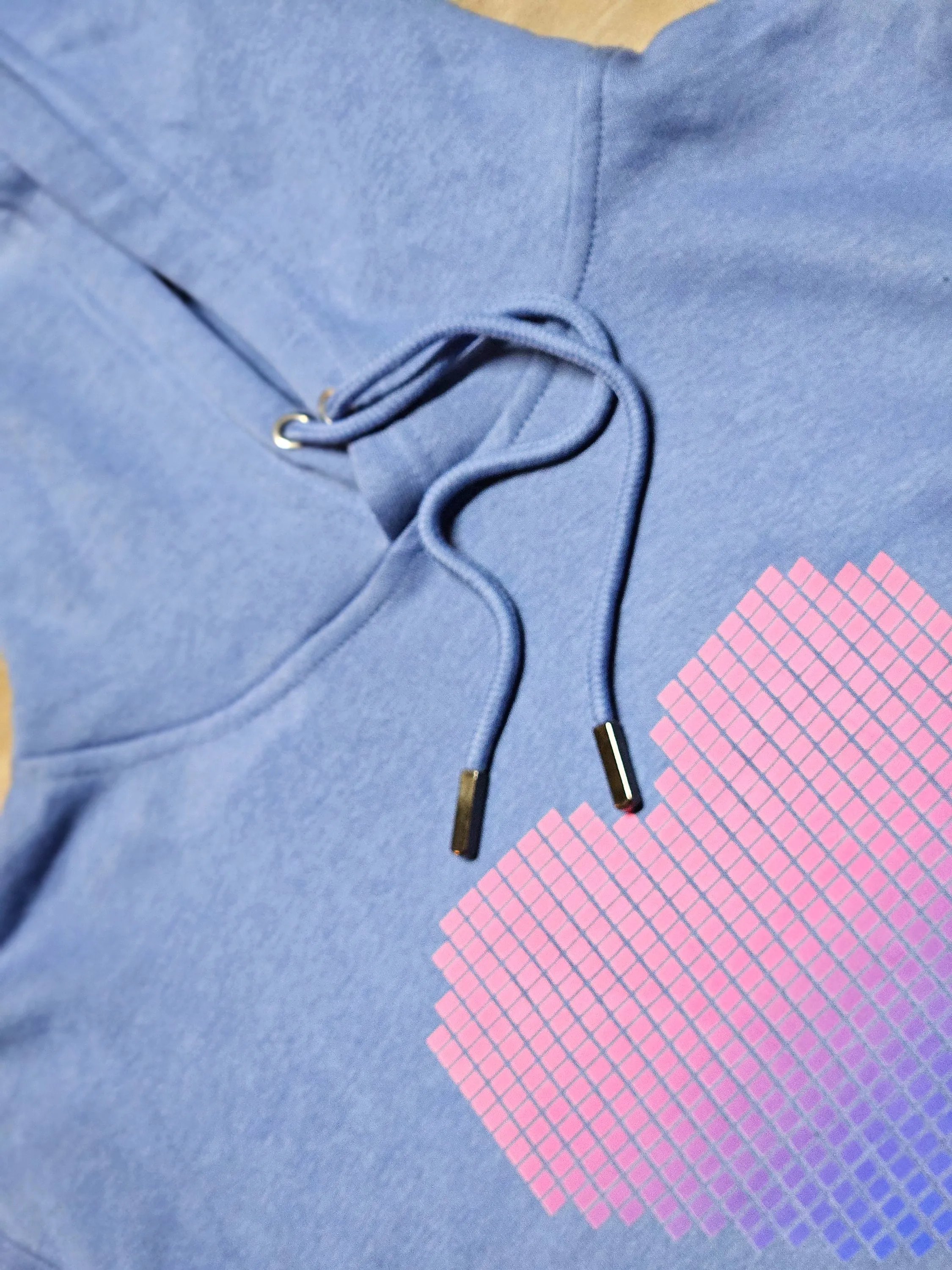 Pixel Heart Pullover Hoodie