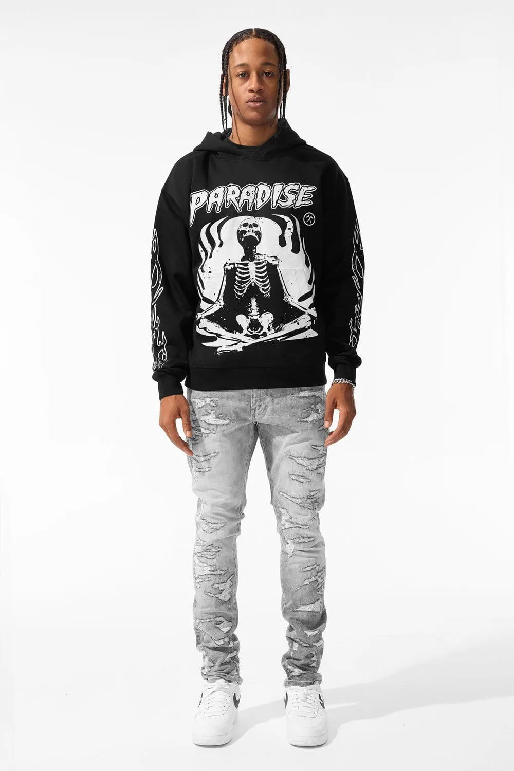 Reincarnation Pullover Hoodie (Black)